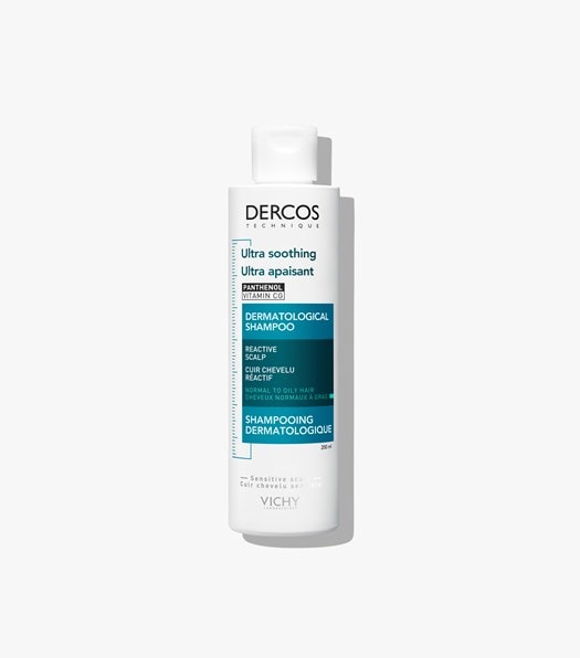 DERCOS Ultra-Sensitiv Shampoo für trockene Kopfhaut bei fettigen Haaren Packshot 2