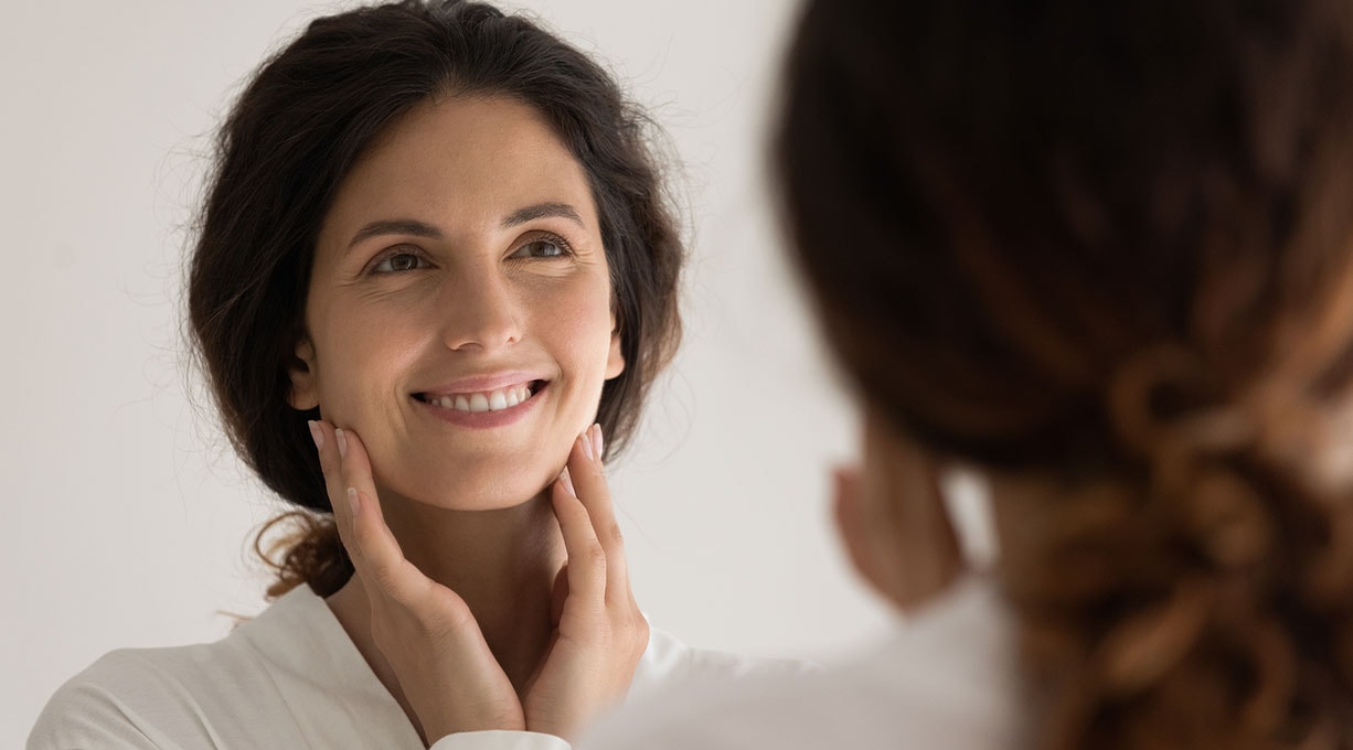 Straffe Haut durch Kollagenpeptide