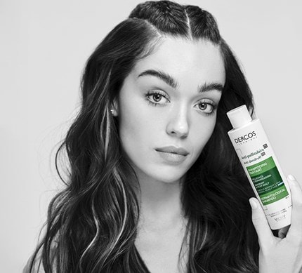 DERCOS Shampoing antipelliculaire pour cheveux normaux à gras