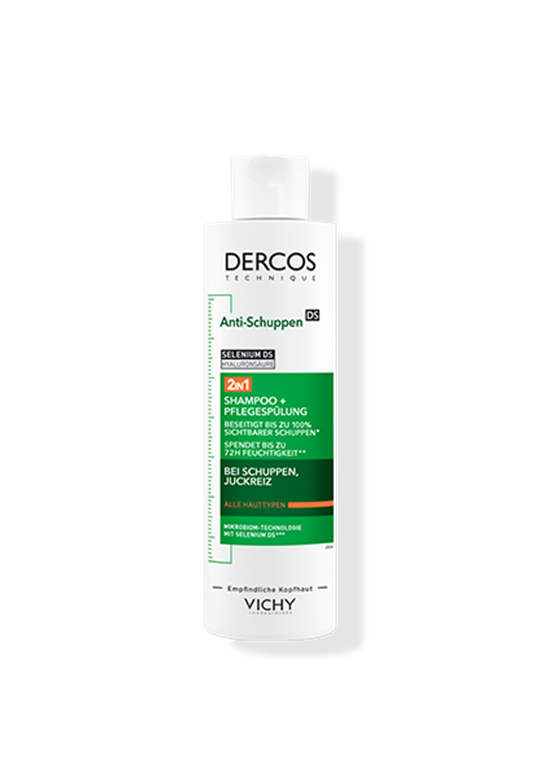 Produktbild des DERCOS 2 in 1 Anti-Schuppen Shampoos