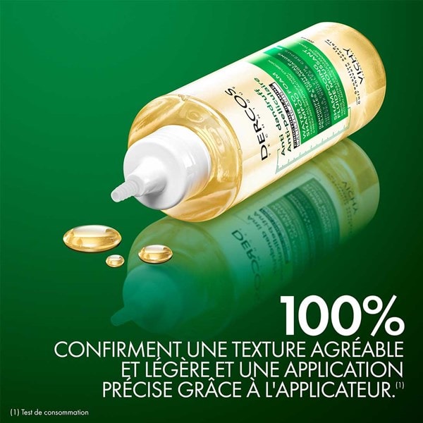 Vichy Dercos Water to Foam Shampoo, nouveau shampooing conçu pour une application ciblée sur le cuir chevelu.