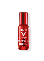 Rote Flasche des Vichy Liftactiv Collagen Specialist 16 Augenserums