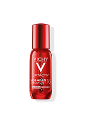 Rote Flasche des Vichy Liftactiv Collagen Specialist 16 Augenserums
