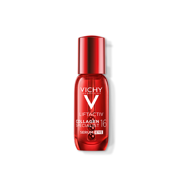 Flacon rouge du sérum yeux Vichy Liftactiv Collagen Specialist 16.