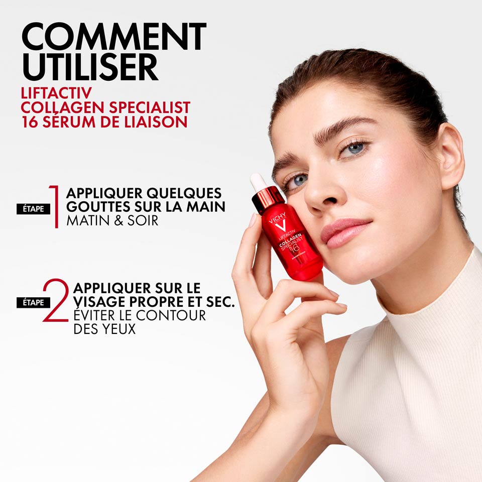 LIFTACTIV Collagen Specialist C16 Bonding Serum application
