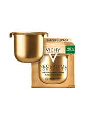 Goldenes Refill-Tiegelchen für Vichy Neovadiol Longevity Creme.