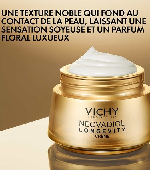 Crème à la texture luxueuse et au parfum floral