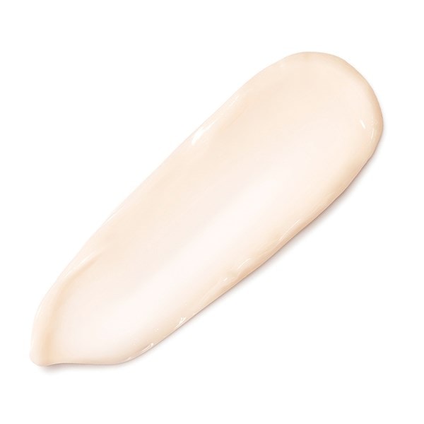Beige-roséfarbener Creme-Strich auf weißem Hintergrund, der die Textur der Vichy Neovadiol reichhaltigen Gesichtspflege zeigt.