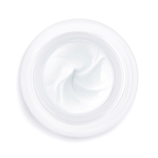 Un pot de crème Vichy Nutrilogie ouvert vu d'en haut