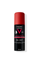 Vichy Homme Clinical Control Anti-Transpirant Deodorant-Spray 96h, rote Kappe, 125 ml