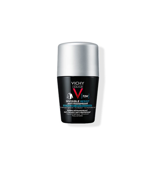 Vichy HOMME Deo Roll-On 72h Anti-Flecken Invisible für Männer