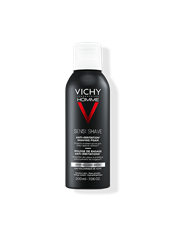 Vichy HOMME Sensi Shave Rasierschaums, ideal für empfindliche Männerhaut