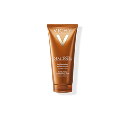 Tube d'IDÉAL SOLEIL Lait autobronzant visage & corps.