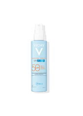 Vichy Capital Soleil UV Aqua Sonnenspray LSF 50 in hellblauer Sprühflasche, 200 ml