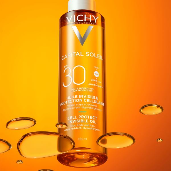 CAPITAL SOLEIL Cell Protect Oil SPF 30 Visual
